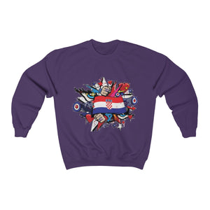"Croatian" Crewneck Sweatshirt - Balkan Merch