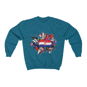 "Croatian" Crewneck Sweatshirt - Balkan Merch