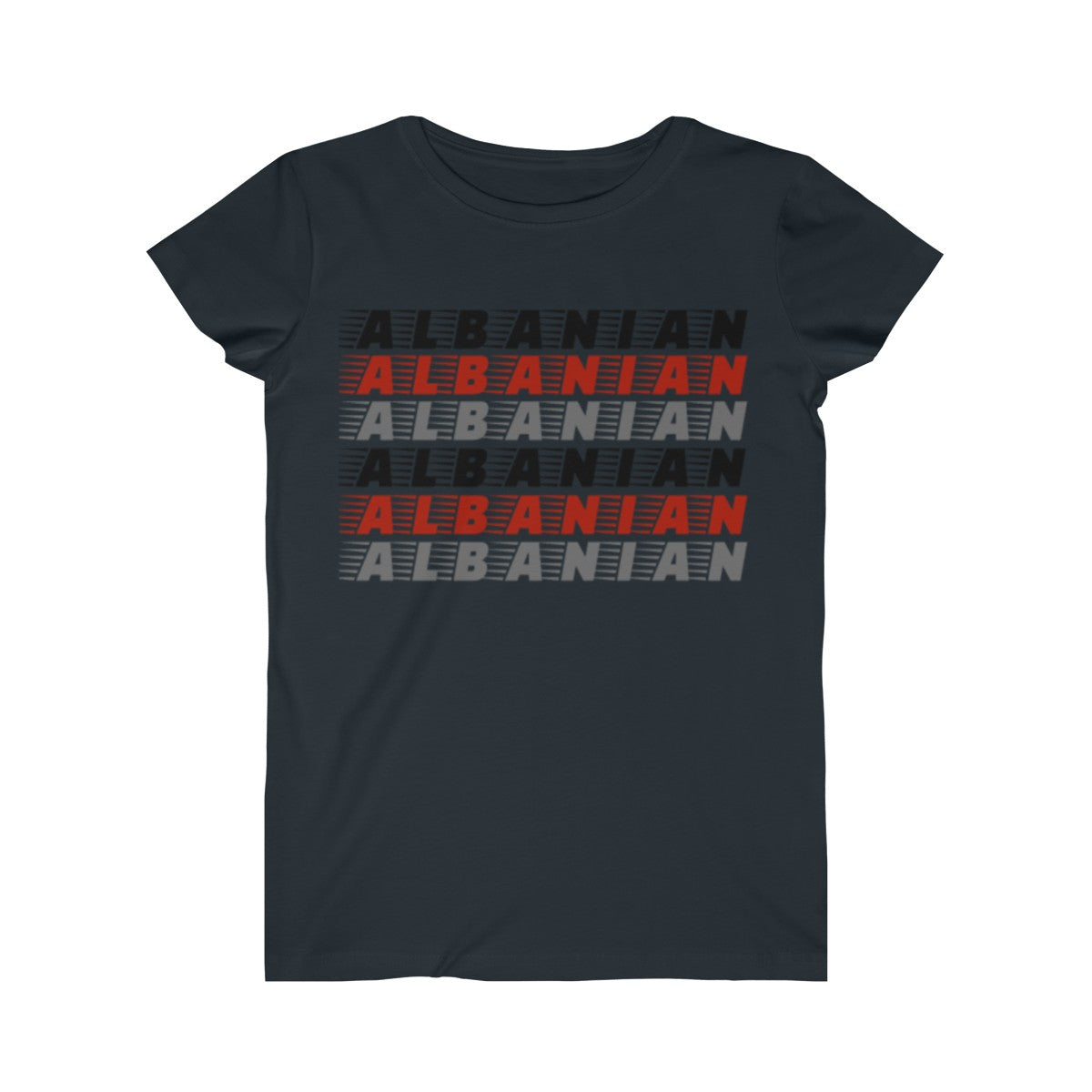 Fine Jersey Tee "Albanian" - Balkan Merch