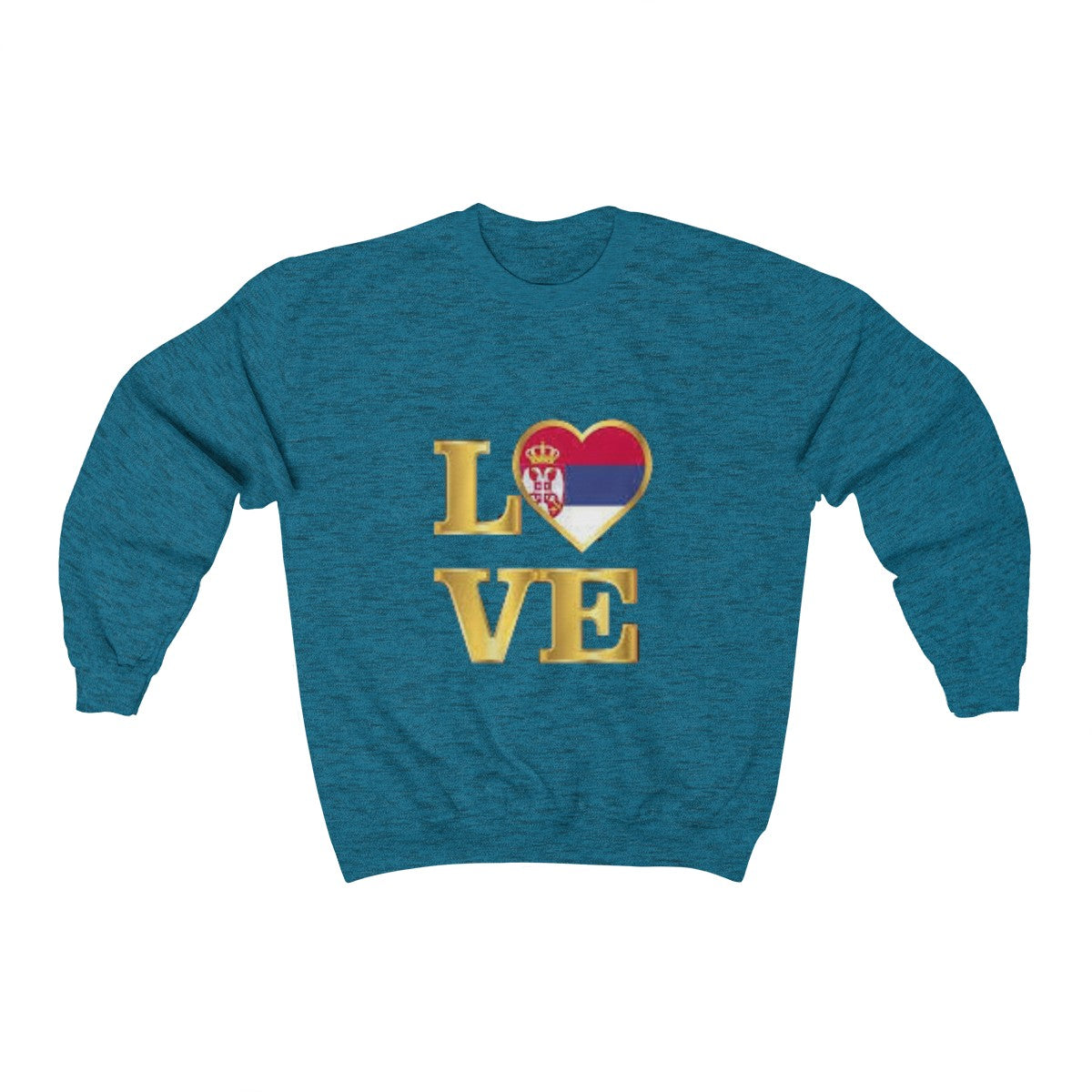 "Love Serbia" Sweatshirt - Balkan Merch