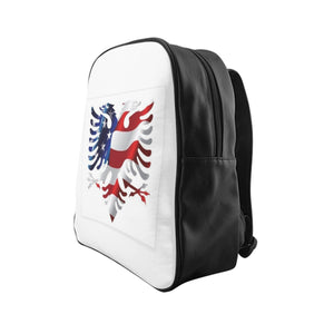 School Backpack "Albanian-American" - Balkan Merch