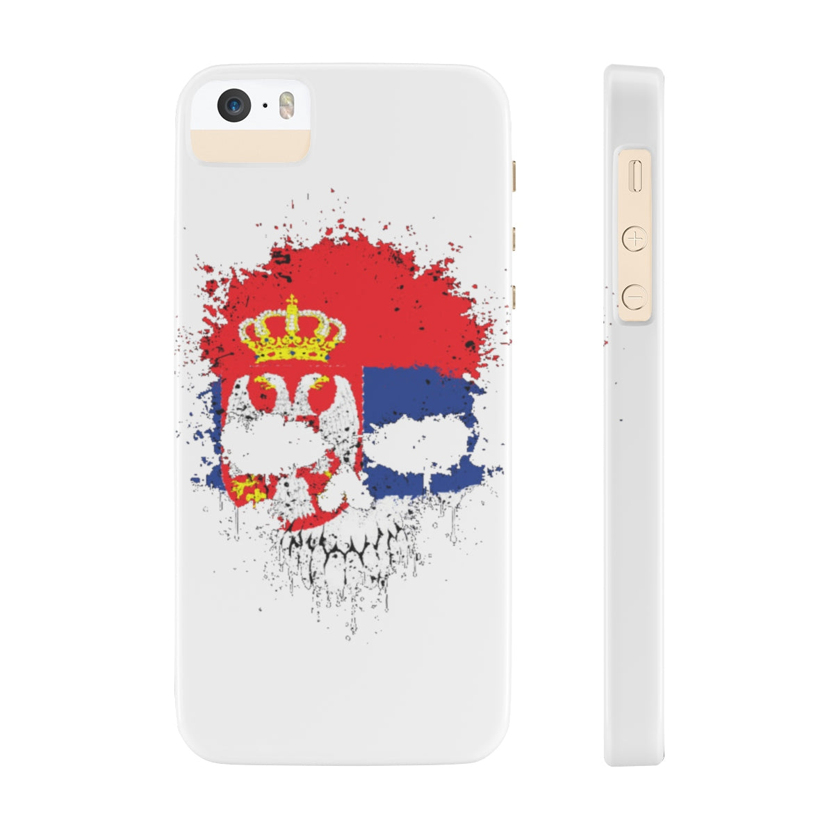 Slim Phone Case "Serbian Skull" - Balkan Merch