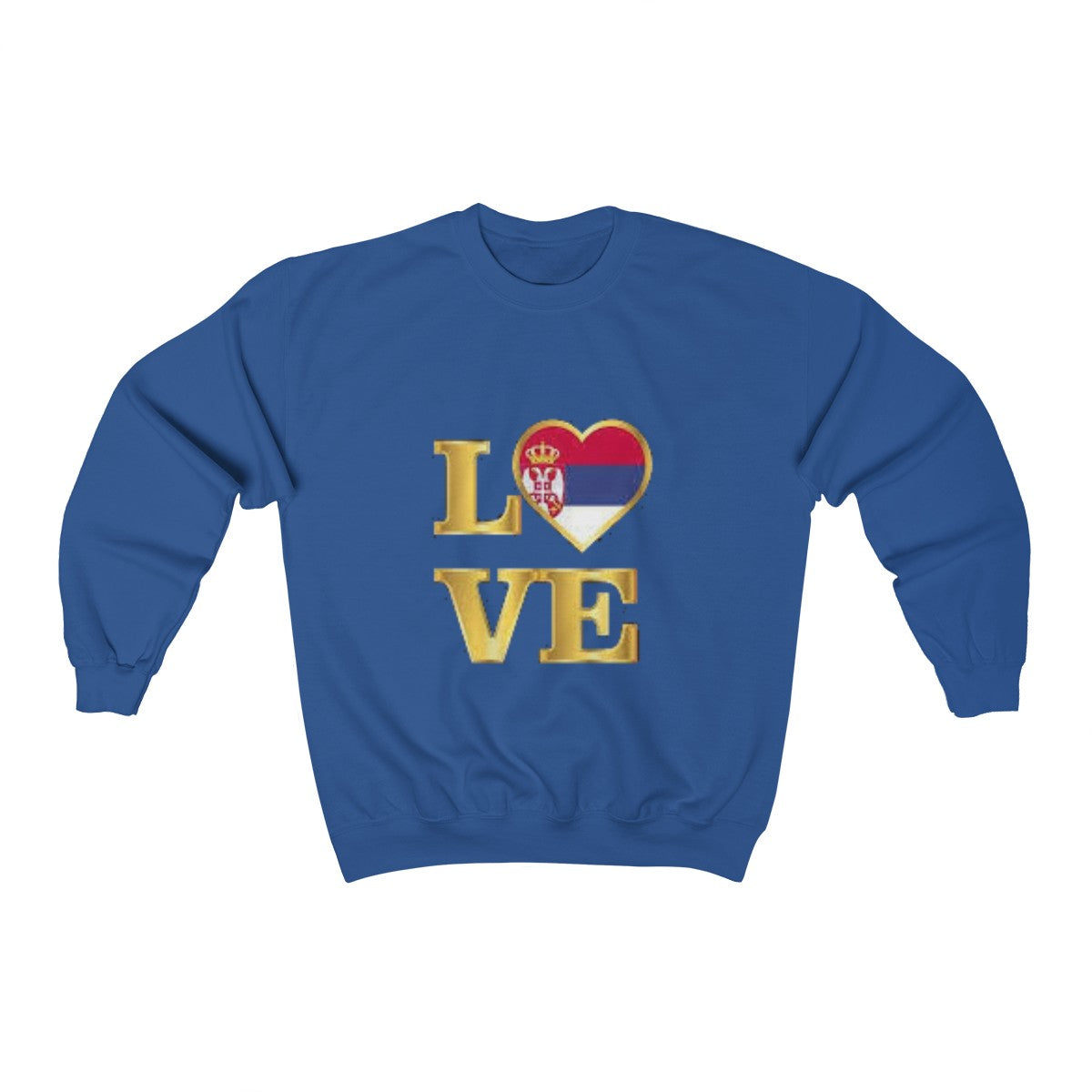 "Love Serbia" Sweatshirt - Balkan Merch