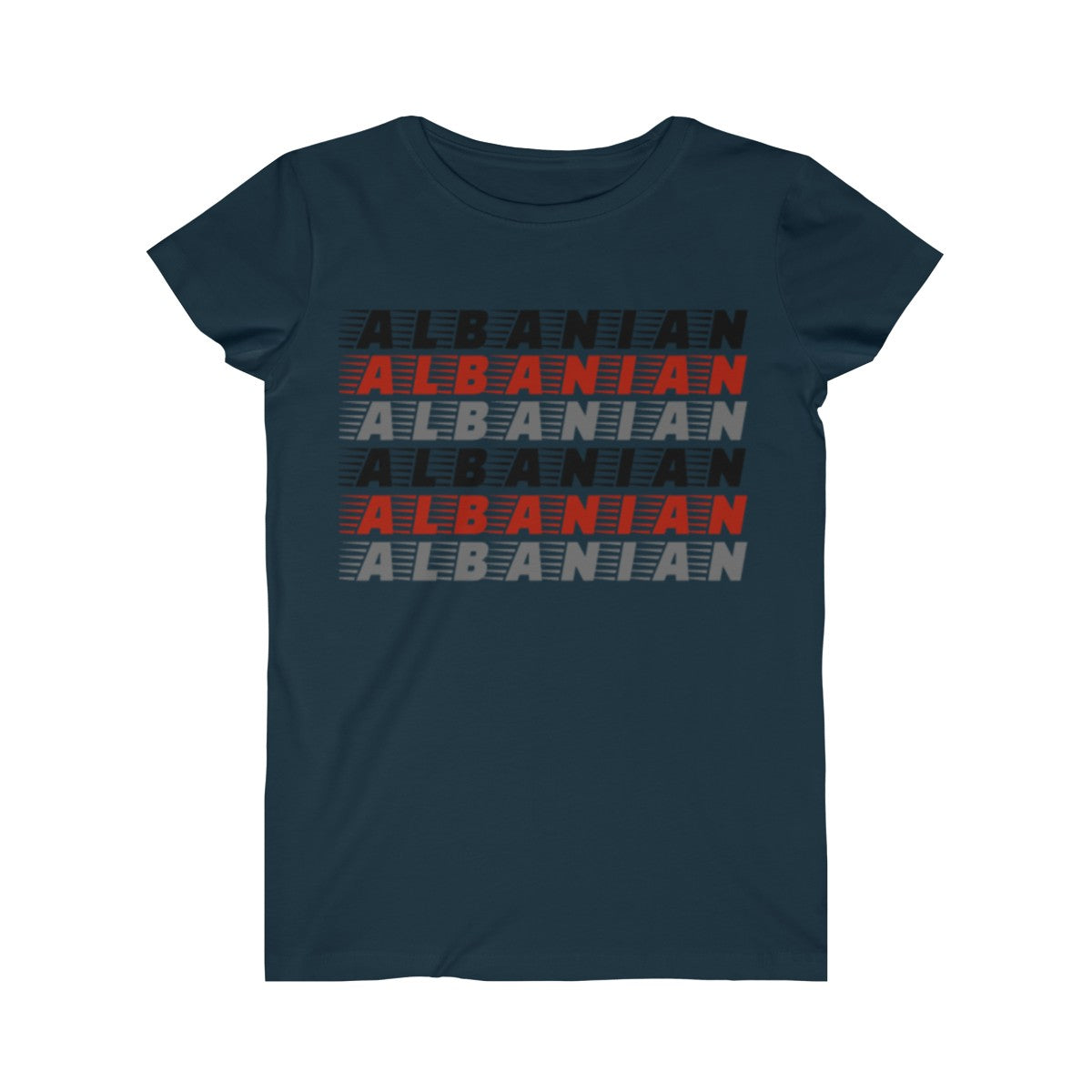 Fine Jersey Tee "Albanian" - Balkan Merch