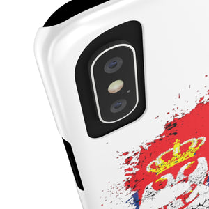 Slim Phone Case "Serbian Skull" - Balkan Merch