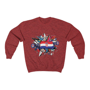 "Croatian" Crewneck Sweatshirt - Balkan Merch