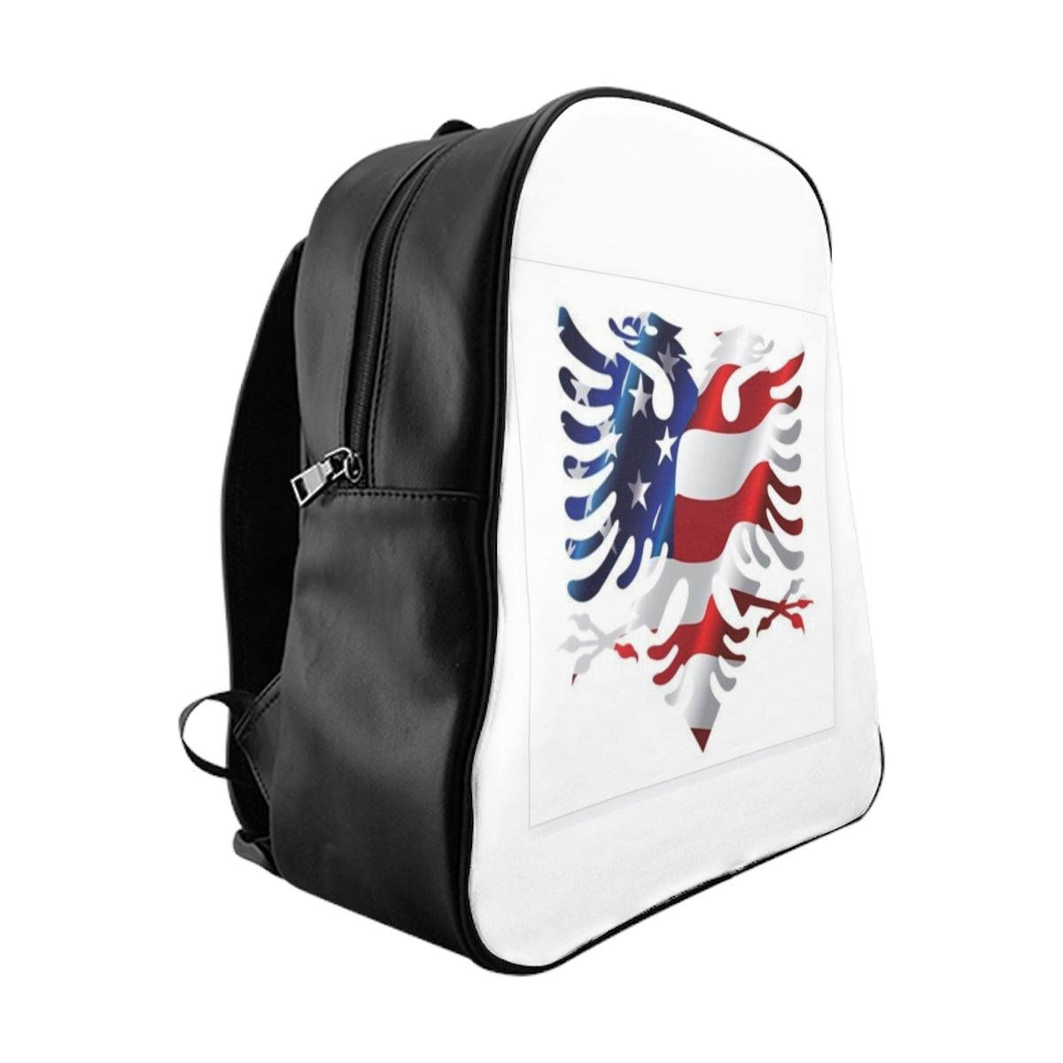 School Backpack "Albanian-American" - Balkan Merch