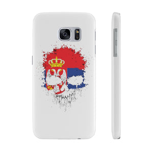 Slim Phone Case "Serbian Skull" - Balkan Merch