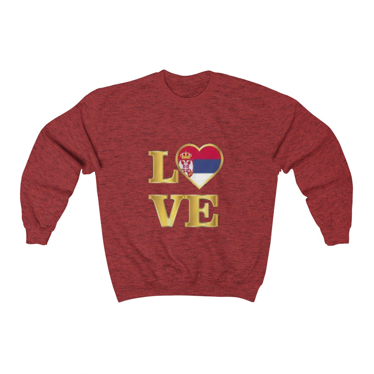"Love Serbia" Sweatshirt - Balkan Merch