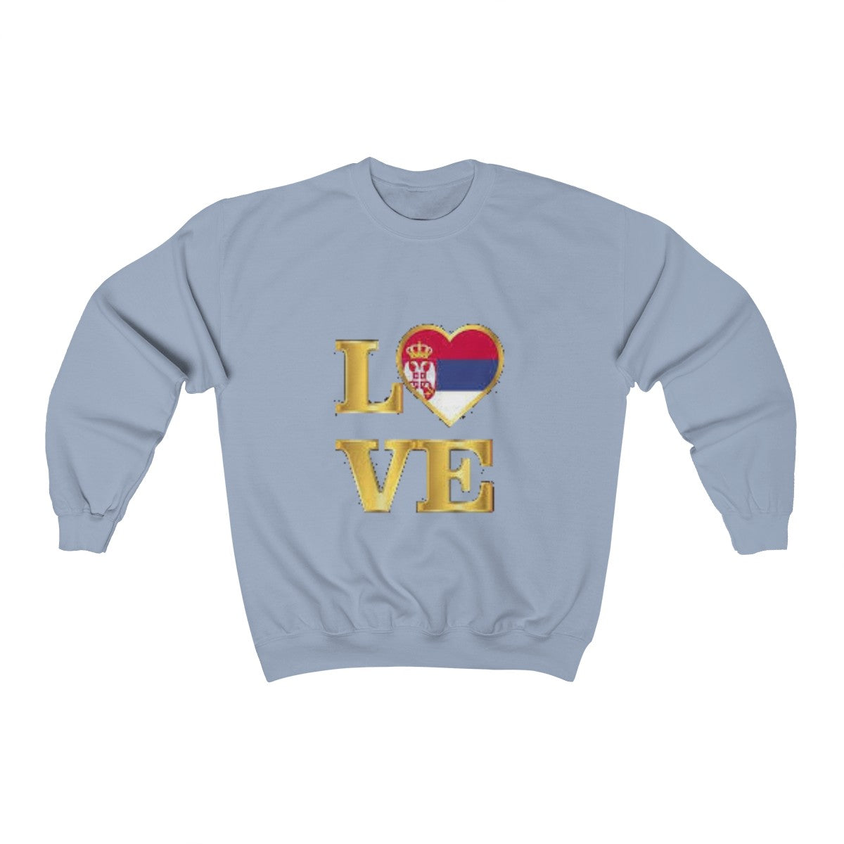 "Love Serbia" Sweatshirt - Balkan Merch