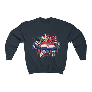 "Croatian" Crewneck Sweatshirt - Balkan Merch
