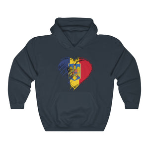 Unisex Heavy Blend " Love Romania " Hoodie - Balkan Merch