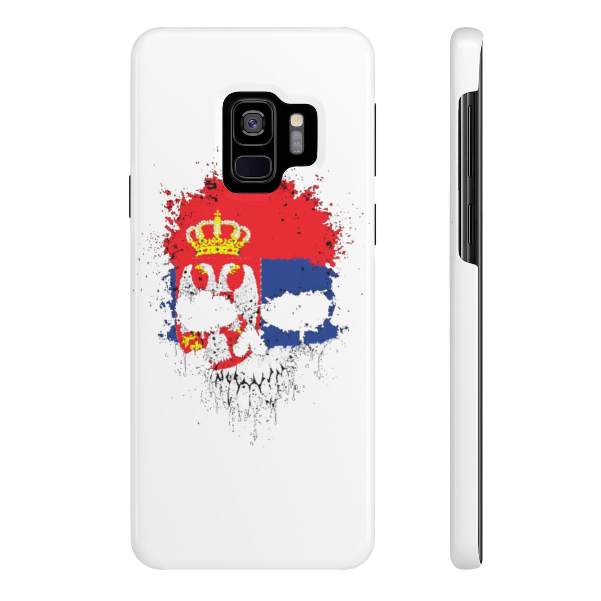 Slim Phone Case "Serbian Skull" - Balkan Merch