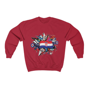 "Croatian" Crewneck Sweatshirt - Balkan Merch