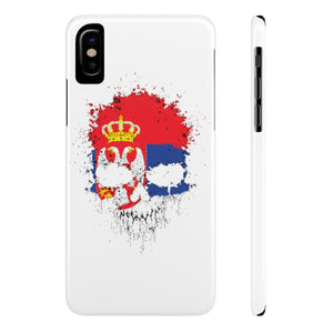 Slim Phone Case "Serbian Skull" - Balkan Merch