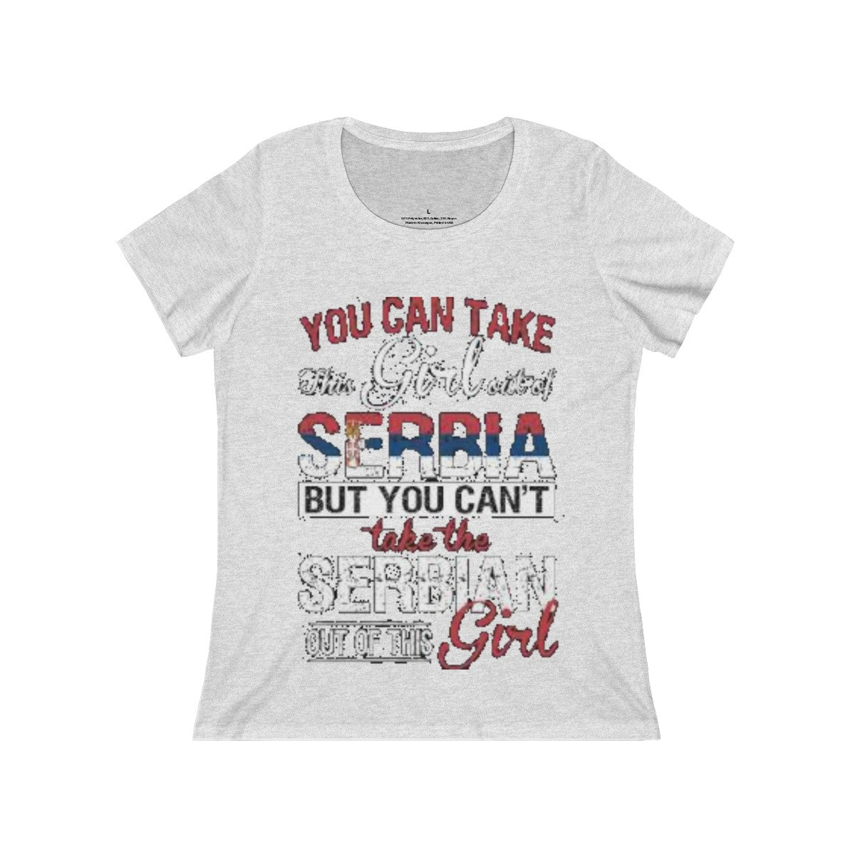 Relaxed T-Shirt "Serbia" - Balkan Merch