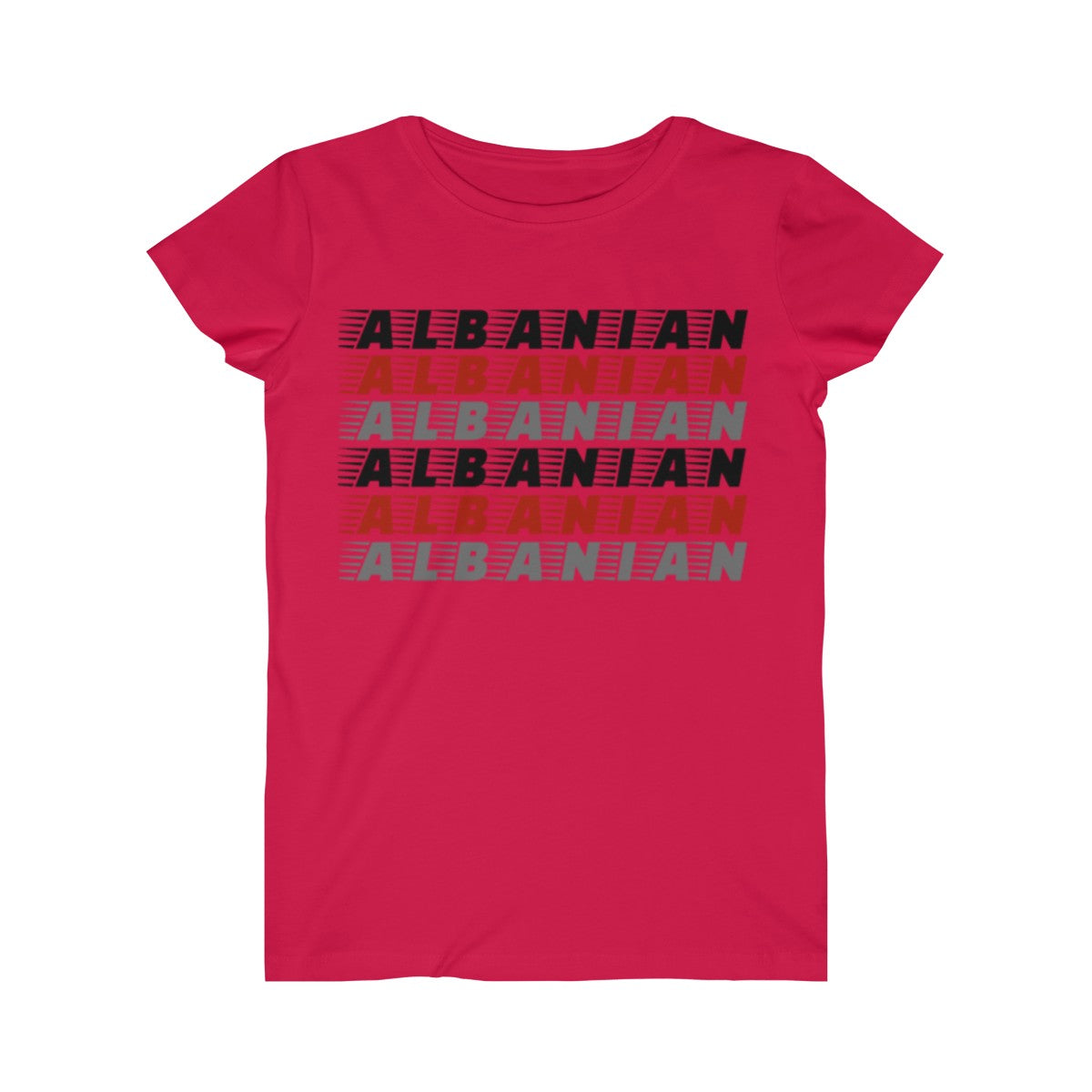 Fine Jersey Tee "Albanian" - Balkan Merch