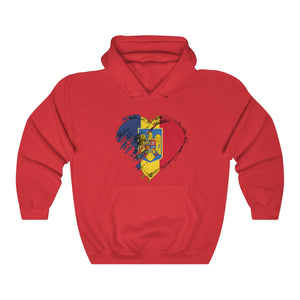 Unisex Heavy Blend " Love Romania " Hoodie - Balkan Merch