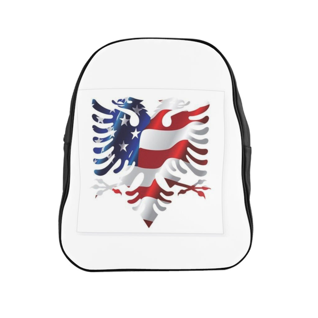 School Backpack "Albanian-American" - Balkan Merch