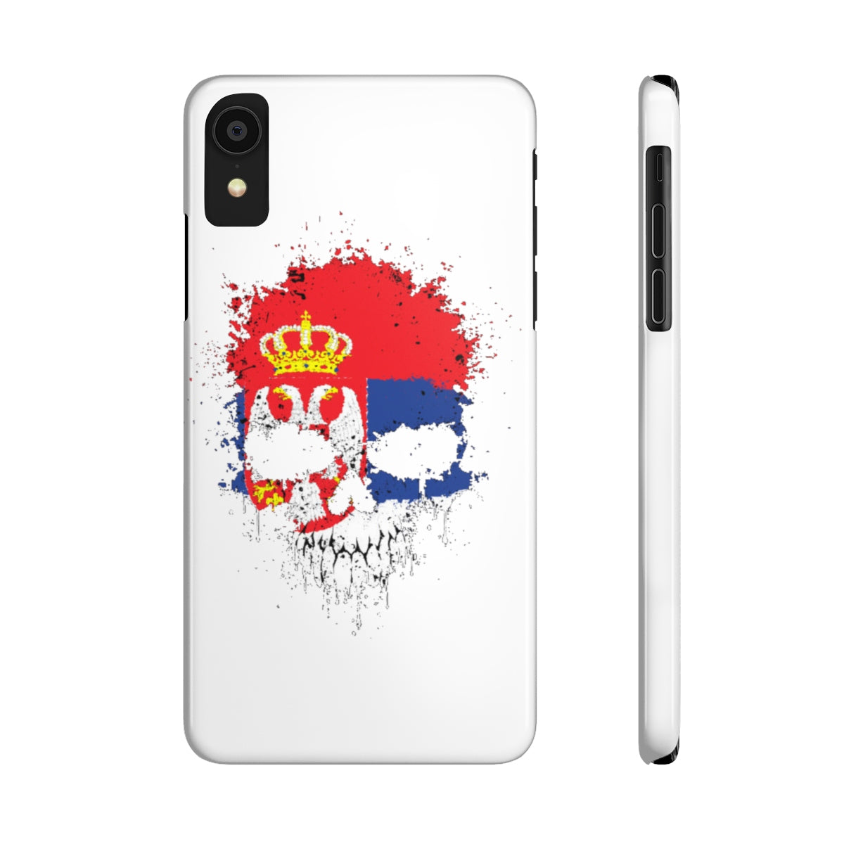 Slim Phone Case "Serbian Skull" - Balkan Merch