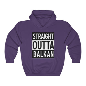Unisex "Straight Outta Balkan" Hoodie - Balkan Merch