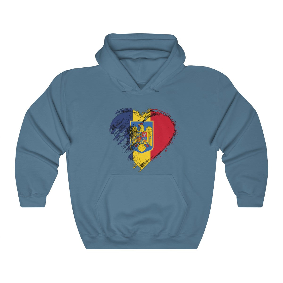Unisex Heavy Blend " Love Romania " Hoodie - Balkan Merch