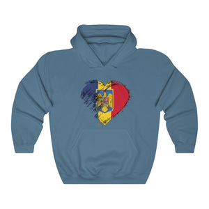 Unisex Heavy Blend " Love Romania " Hoodie - Balkan Merch