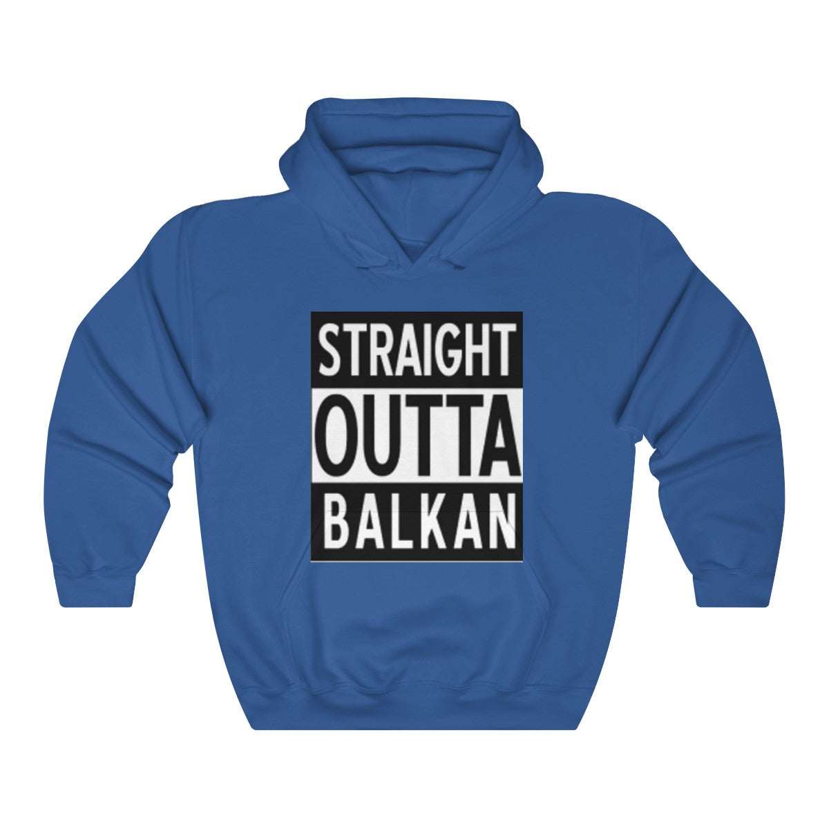Unisex "Straight Outta Balkan" Hoodie - Balkan Merch