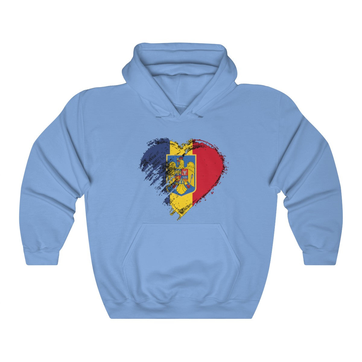 Unisex Heavy Blend " Love Romania " Hoodie - Balkan Merch