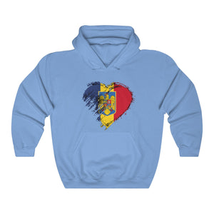Unisex Heavy Blend " Love Romania " Hoodie - Balkan Merch