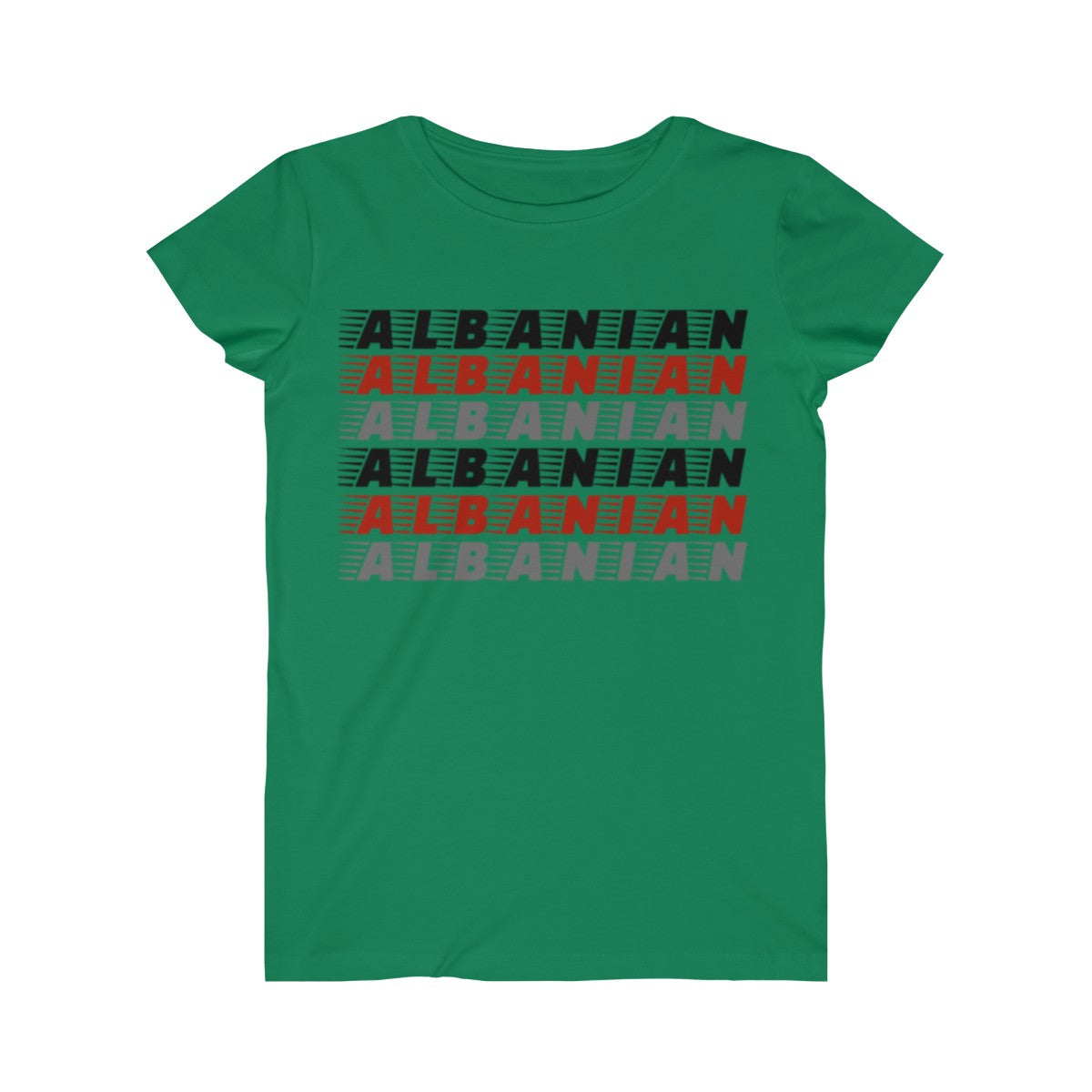 Fine Jersey Tee "Albanian" - Balkan Merch