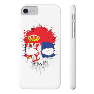 Slim Phone Case "Serbian Skull" - Balkan Merch