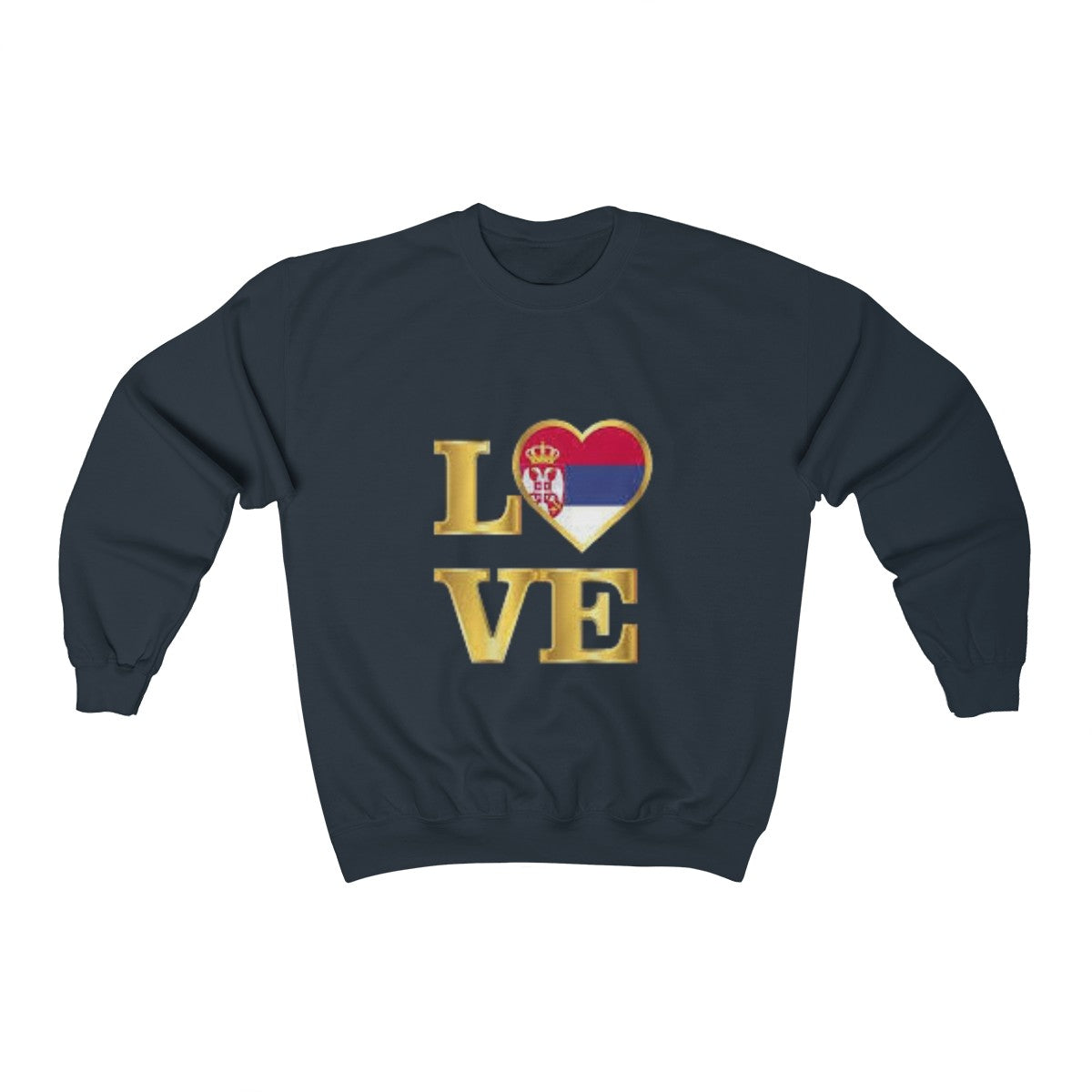 "Love Serbia" Sweatshirt - Balkan Merch