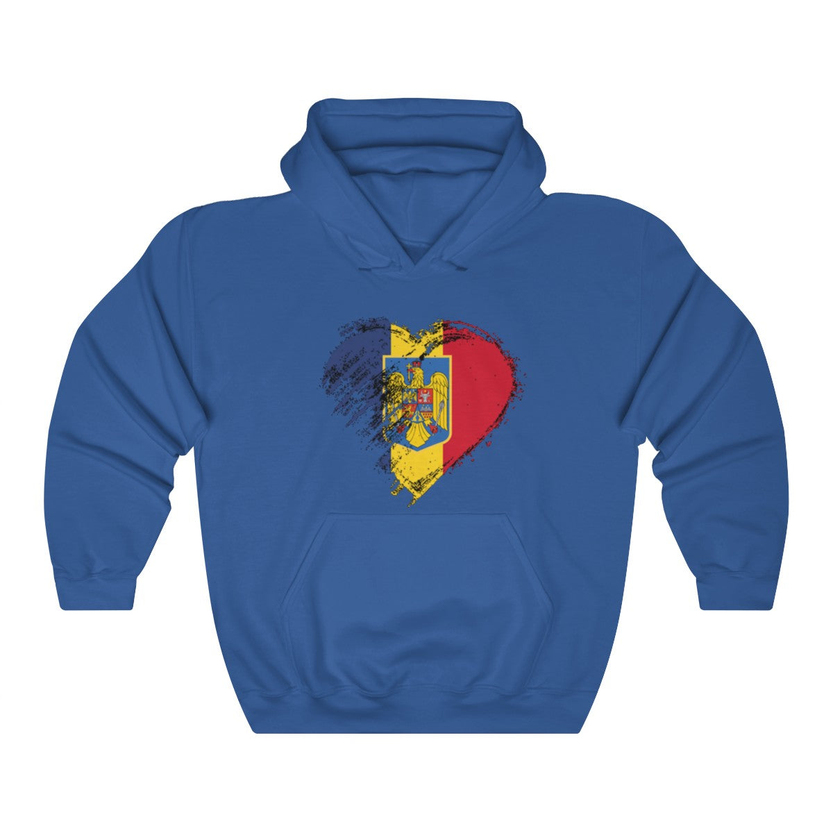 Unisex Heavy Blend " Love Romania " Hoodie - Balkan Merch