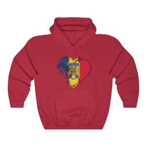 Unisex Heavy Blend " Love Romania " Hoodie - Balkan Merch