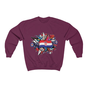 "Croatian" Crewneck Sweatshirt - Balkan Merch