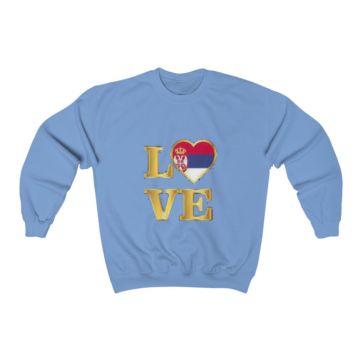 "Love Serbia" Sweatshirt - Balkan Merch