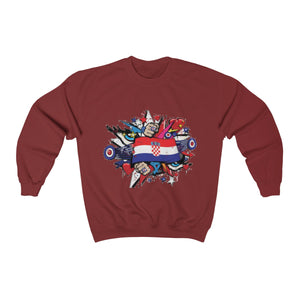 "Croatian" Crewneck Sweatshirt - Balkan Merch