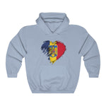 Unisex Heavy Blend " Love Romania " Hoodie - Balkan Merch