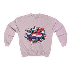 "Croatian" Crewneck Sweatshirt - Balkan Merch