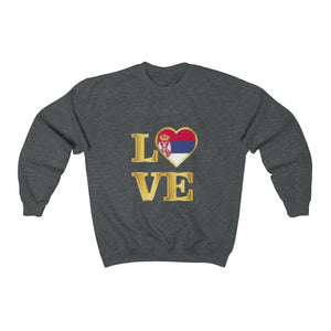 "Love Serbia" Sweatshirt - Balkan Merch