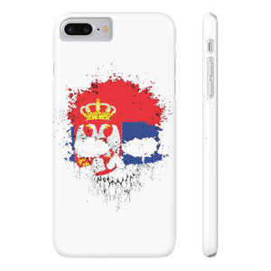 Slim Phone Case "Serbian Skull" - Balkan Merch
